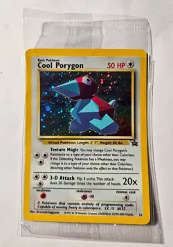 Pokemon TCG Card - Cool Porygon Promo Card Black Star #15 (SEALED!!) - Image 3