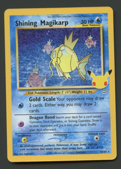 Shining Magikarp 66/64 Celebrations Near Mint Rare Pokemon Card - Image 1