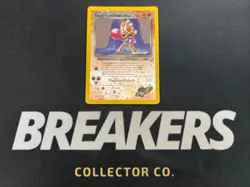 Rocket’s Hitmonchan 9 Best of Game Promo Winner Reverse Holo Pokemon Card - Image 1