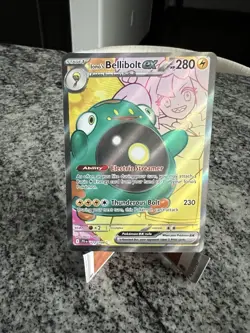 Iono's Bellibolt EX Holo-Pokemon TCG Card 172/159 SV Journey Together Ultra Rare - Image 1