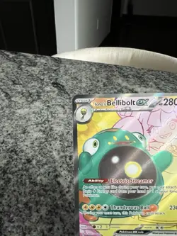 Iono's Bellibolt EX Holo-Pokemon TCG Card 172/159 SV Journey Together Ultra Rare - Image 2