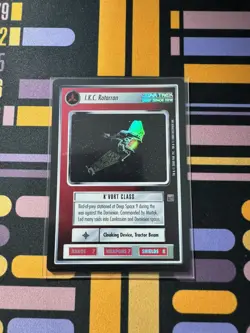 Star Trek CCG - Card - Reflections - Foil - IKC Rotarran - Image 1
