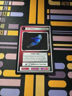 Star Trek CCG - Card - Reflections - Foil - IKC Rotarran - Image 3