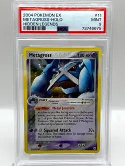 Metagross 11/101 Ex Hidden Legends Holo Rare Vintage Pokemon TCG Card PSA 9 - Image 1