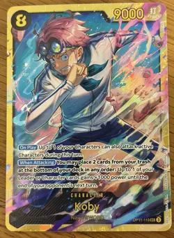 Koby OP11-119 SEC A Fist of Divine Speed - ONE PIECE Card Game English - Image 1