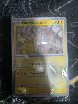 Pikachu at the Museum - Natural History Museum Jumbo Card x2 - Image 1