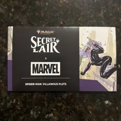 Magic the Gathering MTG Secret Lair Spider-Man Villainous Plots (Non-Foil) - Image 1