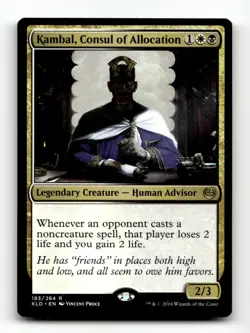 Kambal, Consul of Allocation Kaladesh #183 Magic the Gathering - Image 1