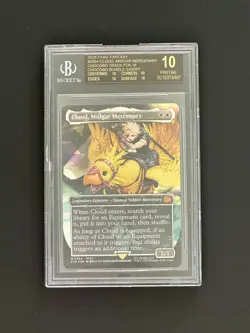 MTG Final Fantasy Chocobo Track - Cloud Midgar Mercenary - BGS 10 Black Label - Image 1