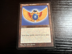 Sapphire Medallion X 1 Magic the Gathering mtg played condition - Image 1