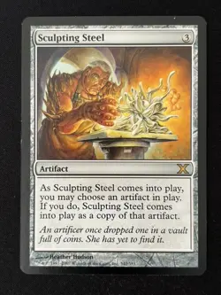 1x MTG Sculpting Steel - 10th Edition (10E) #342 - Magic the Gathering - Image 1