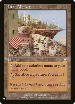 Magic The Gathering MTG HIGH MARKET The List NM Near Mint - Image 1
