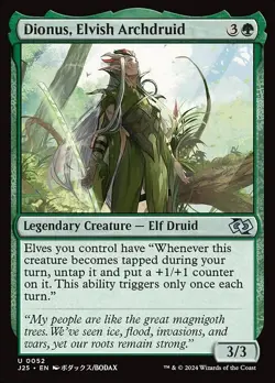 Dionus, Elvish Archdruid - Foundations Jumpstart (J2552) - Image 1