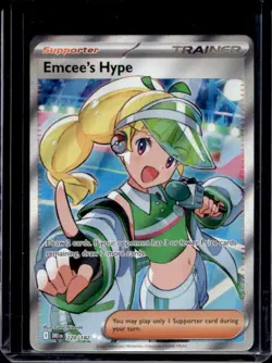 2025 Pokemon Destined Rivals Emcee's Hype #220/182 - Image 1