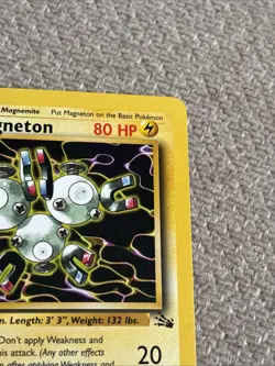 Magneton 1st Edition (26) Rare Fossil Pokemon TCG 26/62 NM - Image 3
