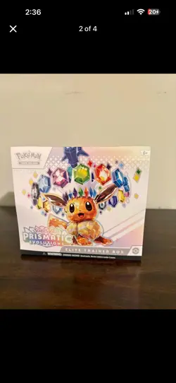 LOT x2 Pokemon TCG Prismatic Evolutions Elite Trainer Boxes ETB - Image 1