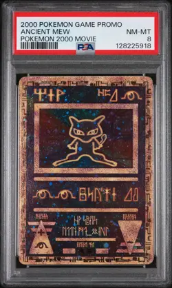 2000 POKEMON GAME MOVIE POKEMON 2000 MOVIE ANCIENT MEW PSA 8 - Image 1