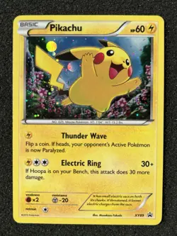 PIKACHU Pokemon XY89 Collector Chest Holo Promo LP - Image 1
