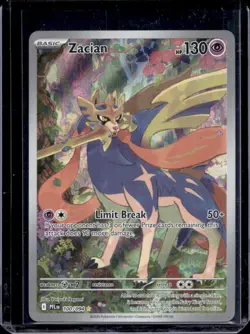 2025 Pokemon Phantasmal Flames Zacian Illustration Rare #100/094 - Image 1