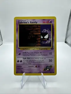 Pokemon Gym Challenge Sabrina's Gastly 96/132 MP dd - Image 1