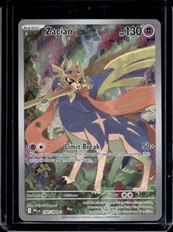2025 Pokemon Phantasmal Flames Zacian Illustration Rare #100/094 - Image 1