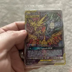 2019 Pokemon Moltres Zapdos Articuno GX Tag Team SM210 Black Star Promo SEALED - Image 1
