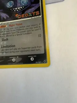 Pokemon Sableye EX Deoxys 23/107 Reverse Holo Rare 2005 60 HP - Image 3