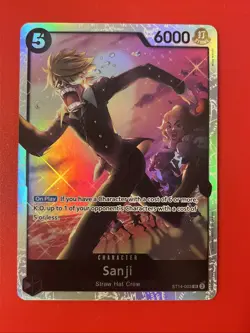 One Piece CCG Sanji ST14-003 SR English - Image 1