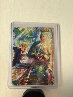 WngOne Piece CCG Roronoa Zoro Alt Art PRB02-006 R The Best Vol.2 English NM - Image 1