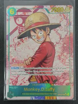 2025 One Piece Carrying On His Will Monkey D. Luffy SEC Alt Art OP13-118 MINT - Image 3