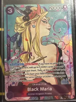 Black Maria OP08-074 Illustration Box Volume 2 EN Promo One Piece CCG - Image 1