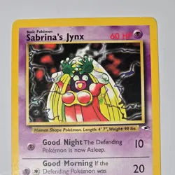 Pokemon Gym Heroes Sabrina's Jynx 59/132 Uncommon WotC 2000 TCG Vintage Card - Image 2