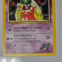 Pokemon Gym Heroes Sabrina's Jynx 59/132 Uncommon WotC 2000 TCG Vintage Card - Image 3