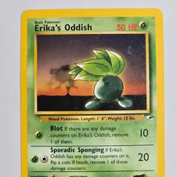 2000 Pokemon Gym Heroes Erika's Oddish 78/132 Unlimited WotC Vintage TCG Card - Image 2