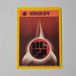 Fighting Energy 127/132 Gym Challenge 2000 WOTC Pokemon TCG Vintage Card - Image 1