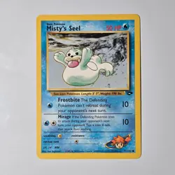 Misty's Seel 91/132 Gym Challenge WOTC Pokemon Card Common 1999-2000 - Image 1