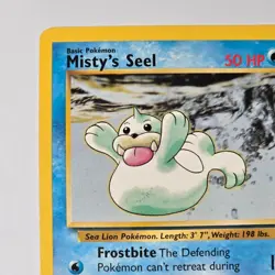 Misty's Seel 91/132 Gym Challenge WOTC Pokemon Card Common 1999-2000 - Image 2