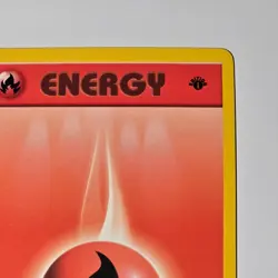 Fire Energy 128/132 1st Edition Gym Heroes WOTC Pokemon TCG Vintage Card - Image 3
