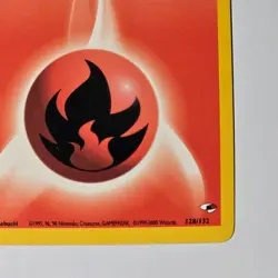 Fire Energy 128/132 1st Edition Gym Heroes WOTC Pokemon TCG Vintage Card - Image 4