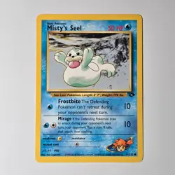 Misty's Seel 91/132 Gym Challenge WOTC Pokemon Card Common 1999-2000 - Image 1
