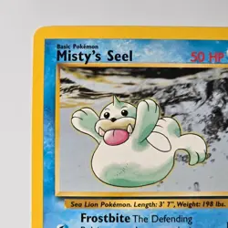 Misty's Seel 91/132 Gym Challenge WOTC Pokemon Card Common 1999-2000 - Image 2