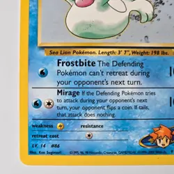 Misty's Seel 91/132 Gym Challenge WOTC Pokemon Card Common 1999-2000 - Image 5