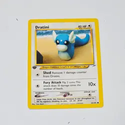 Pokemon Dratini Neo Destiny 1st Edition 63/105 WOTC 2002 Common TCG Card - Image 1