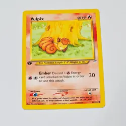 Pokemon Vulpix Neo Destiny 1st Edition 91/105 WOTC 2002 Common TCG Card - Image 1