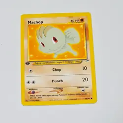 Pokemon Machop Neo Destiny 1st Edition 73/105 WOTC 2002 Common TCG Card - Image 1