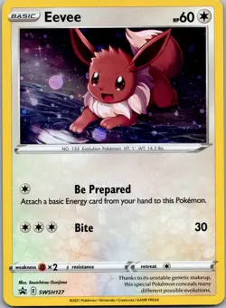 Eevee SWSH127 SWSH: Sword & Shield Promo Cards Promo NM/LP - Image 1