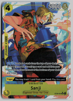 ONE PIECE TCG ST29 Egghead Promo Full Art Card x5 Lot - Franky, Sanji & More - Image 1