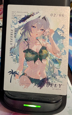 Firefly Honkai Star SSR-15 IKA QIANSE Goddess Story Card Waifu Anime Trading - Image 1
