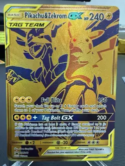 Pokemon Pikachu Zekrom GX TCG Sun & Moon SM248 Holo Promo Card Mint Condition - Image 1