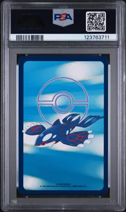 2003 POKEMON SAPPHIRE VERSION PLAYING CARDS 7 OF SPADES SABLEYE PSA 9 - Image 2